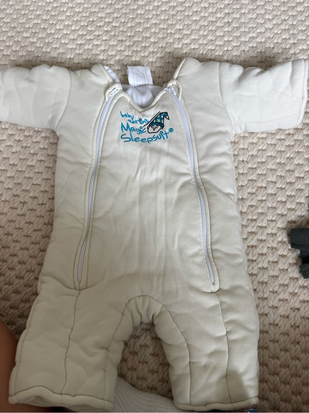 Baby Merlin's Magic Sleepsuit Infant Sleep Sack in Cream